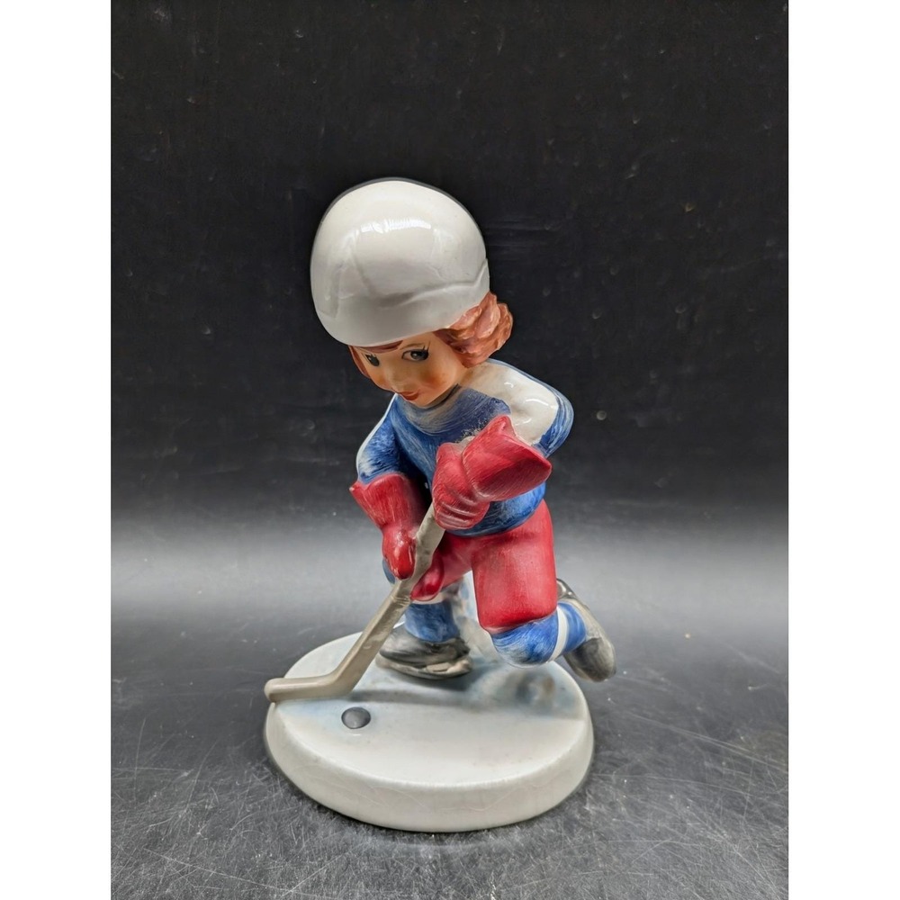 Goebel Figurine by Harry Holt Ready To Fly Boy Hockey